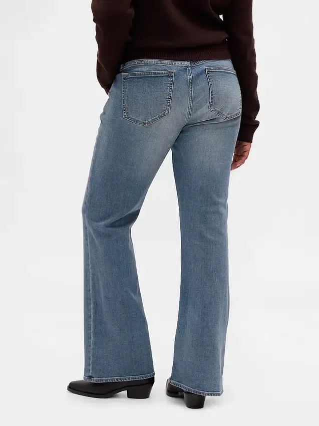 Jeans mit niedriger Leibhöhe, lang und schmal