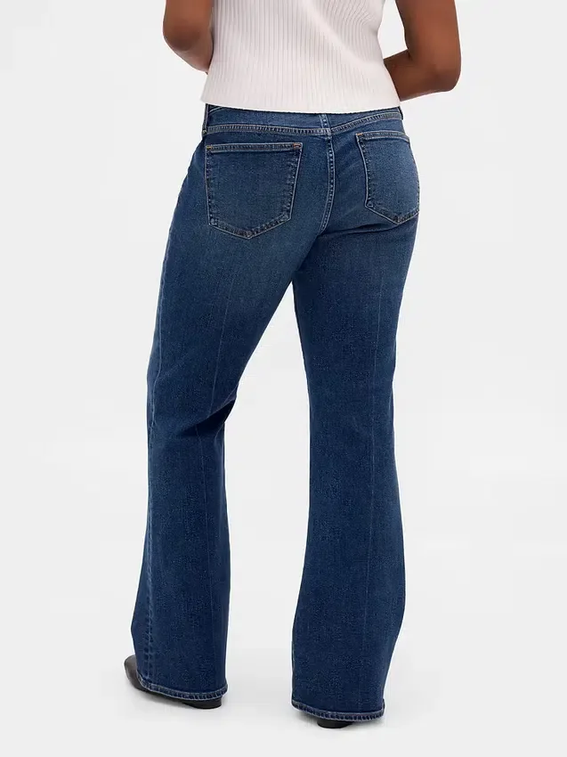 Jeans mit niedriger Leibhöhe, lang und schmal