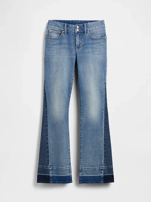 Jeans mit niedriger Leibhöhe, lang und schmal