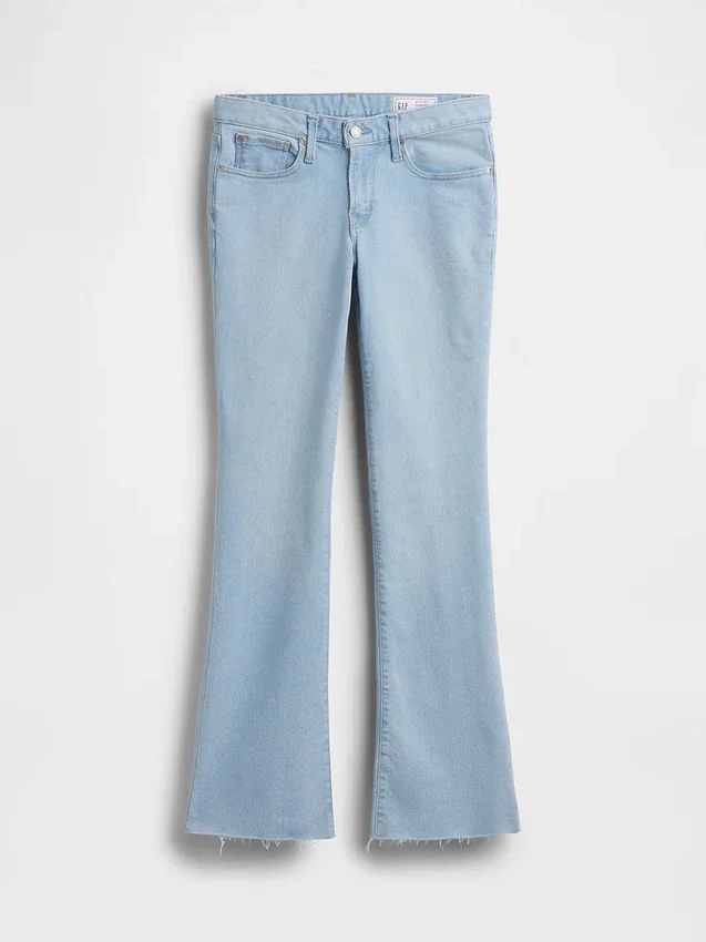 Jeans mit niedriger Leibhöhe, lang und schmal