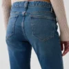 Jeans mit niedriger Leibhöhe, lang und schmal