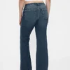 Jeans mit niedriger Leibhöhe, lang und schmal