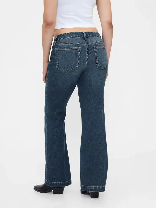Jeans mit niedriger Leibhöhe, lang und schmal