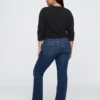 Jeans mit niedriger Leibhöhe, lang und schmal