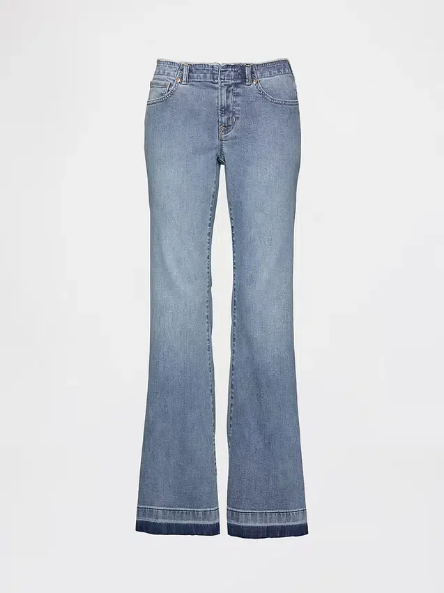 Jeans mit niedriger Leibhöhe, lang und schmal