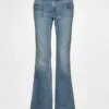 Jeans mit niedriger Leibhöhe, lang und schmal