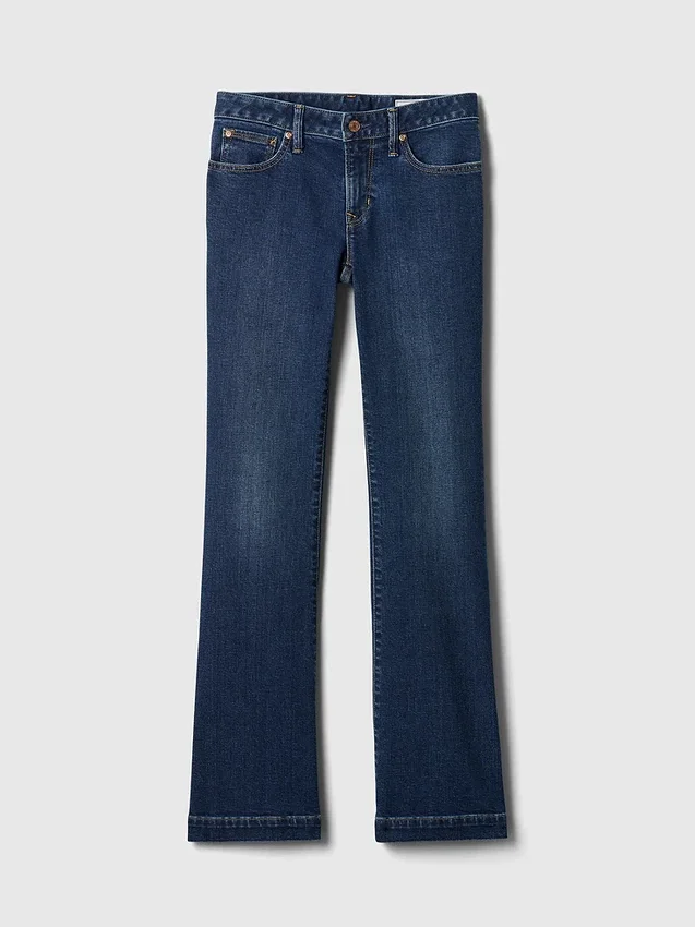 Jeans mit niedriger Leibhöhe, lang und schmal