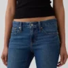 Jeans mit niedriger Leibhöhe, lang und schmal