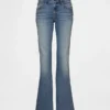 Jeans mit niedriger Leibhöhe, lang und schmal