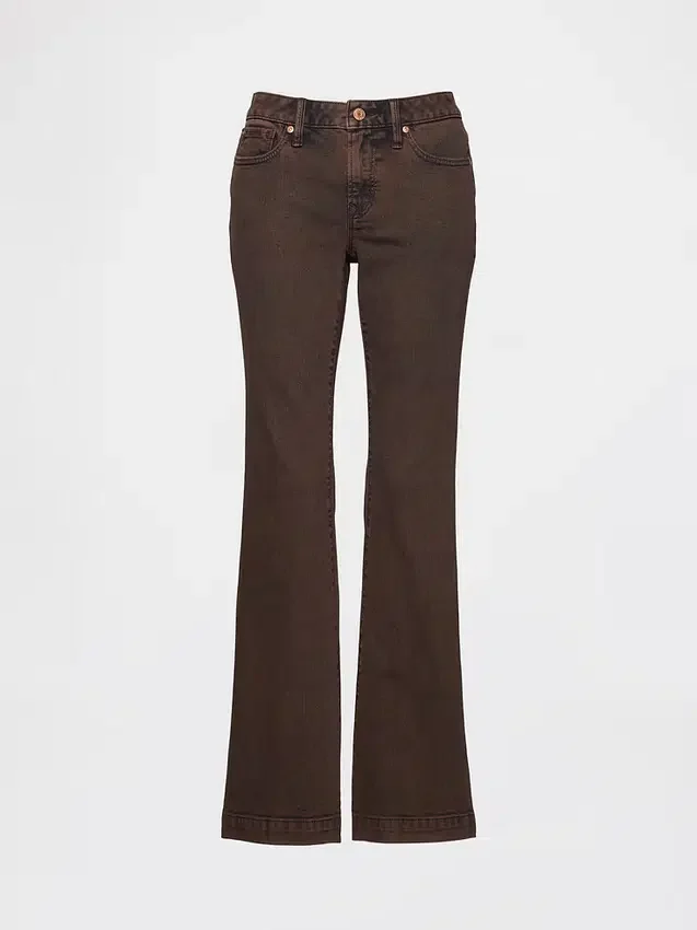 Jeans mit niedriger Leibhöhe, lang und schmal