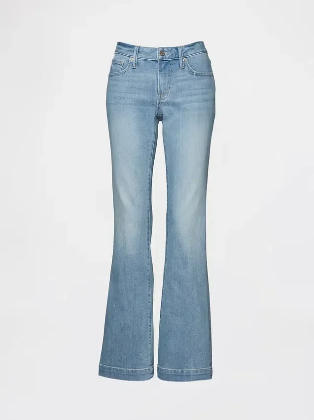 Jeans mit niedriger Leibhöhe, lang und schmal