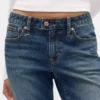 Jeans mit niedriger Leibhöhe, lang und schmal
