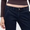 Jeans mit niedriger Leibhöhe, lang und schmal