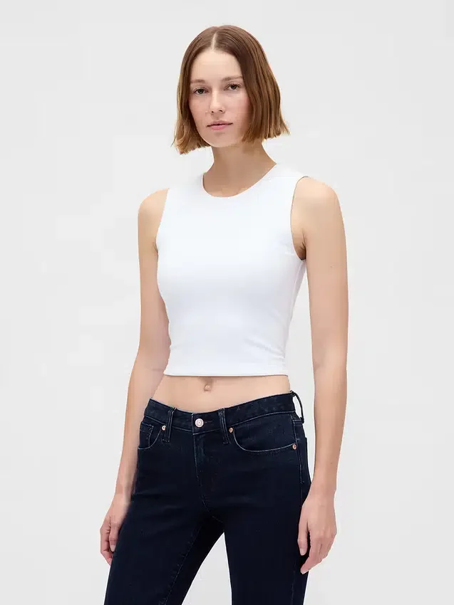 Jeans mit niedriger Leibhöhe, lang und schmal