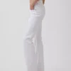 Jeans mit niedriger Leibhöhe, langem Schnitt und schmaler Passform, zum Schnüren
