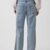 Jeans mit niedriger Leibhöhe, lockerer Passform und seitlichen Streifen im 90er-Jahre-Stil