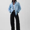 Jeans-Western-Hemdjacke