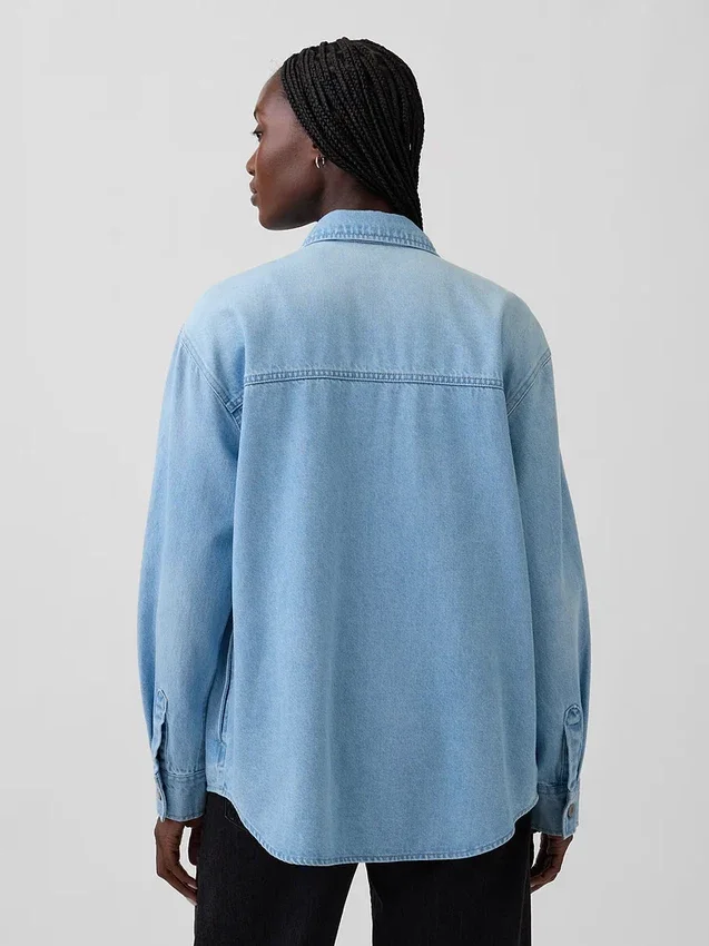 Jeans-Western-Hemdjacke