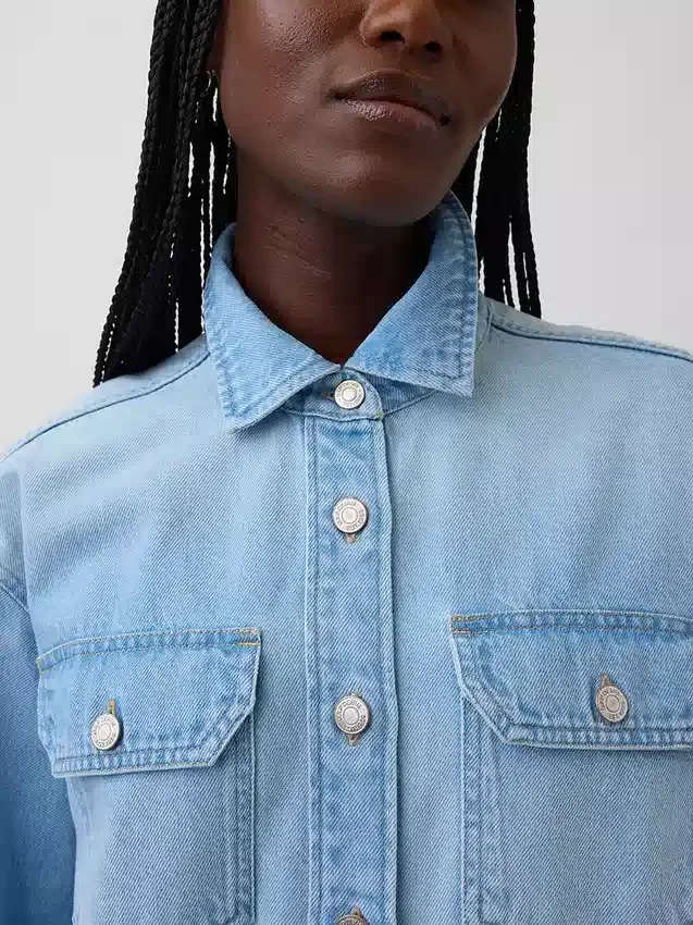 Jeans-Western-Hemdjacke