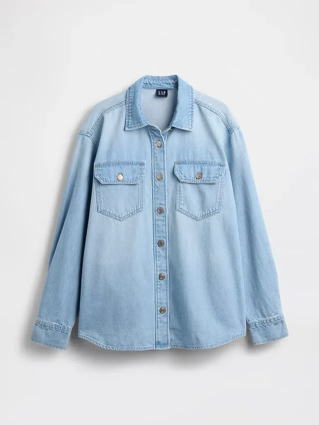 Jeans-Western-Hemdjacke