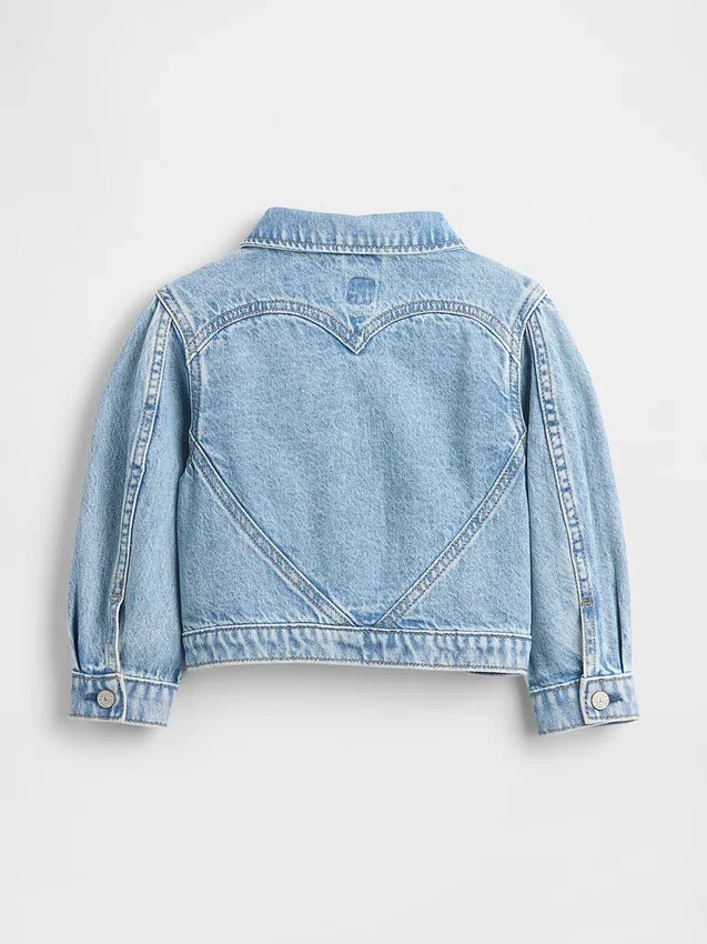 Jeansjacke mit Herzmotiv für Baby & Kleinkind
