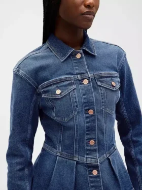 Jeansjacke mit Schößchen