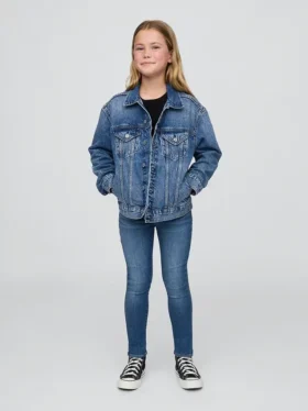 Jeggings für Kinder mit mittlerer Leibhöhe zum Hineinschlüpfen