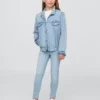 Jeggings für Kinder mit mittlerer Leibhöhe zum Hineinschlüpfen