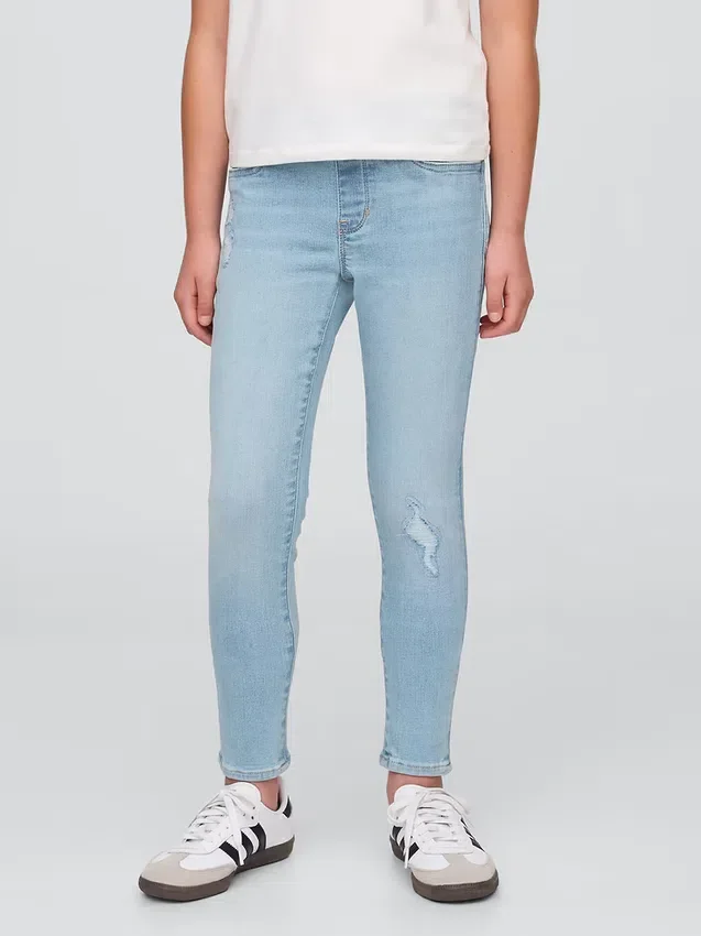 Jeggings für Kinder mit mittlerer Leibhöhe zum Hineinschlüpfen