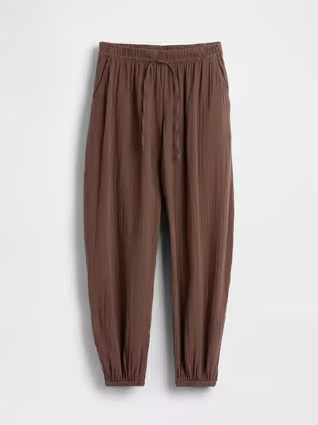 Jogginghose aus Baumwollgaze