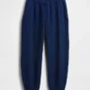 Jogginghose aus Baumwollgaze-Denim im Barrel-Schnitt