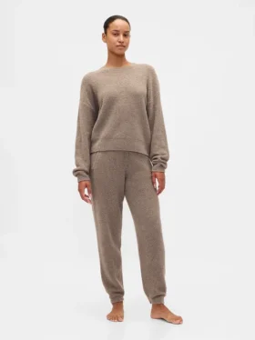 Jogginghose aus CashSoft-Bouclé-Pullover