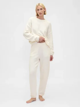 Jogginghose aus CashSoft-Bouclé-Pullover