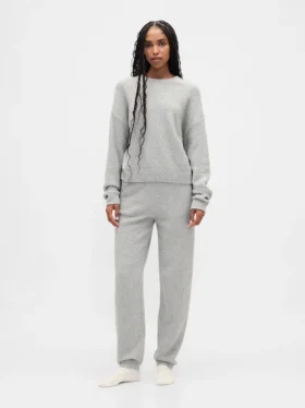 Jogginghose aus CashSoft-Bouclé-Pullover
