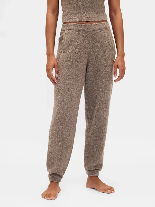 Jogginghose aus CashSoft-Bouclé-Pullover