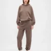 Jogginghose mit hoher Leibhöhe aus Vintagesoft