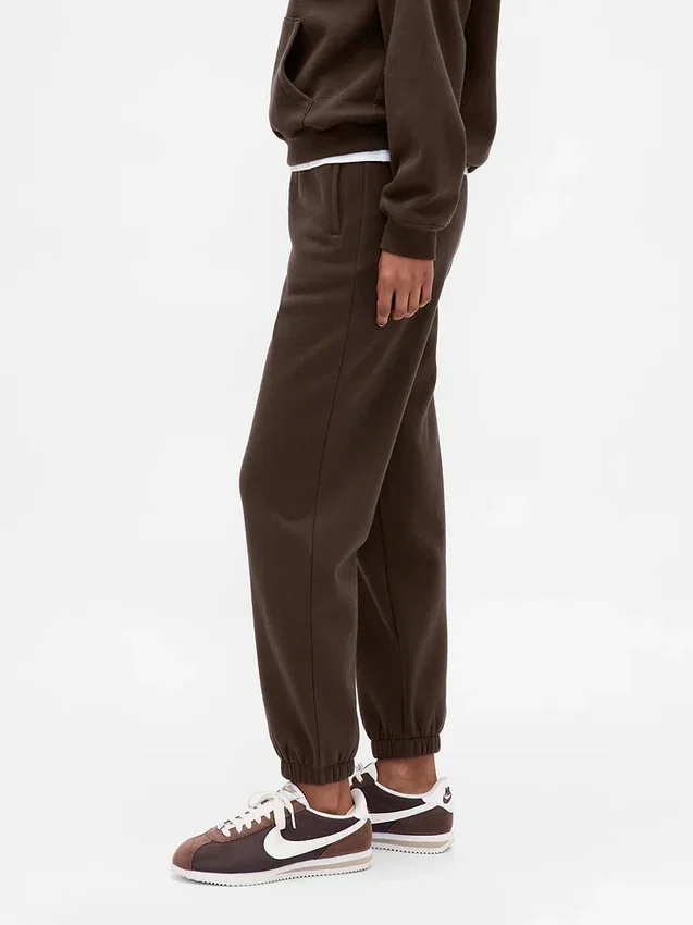 Jogginghose mit hoher Leibhöhe aus Vintagesoft
