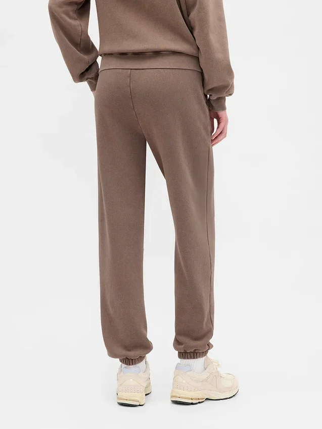 Jogginghose mit hoher Leibhöhe aus Vintagesoft
