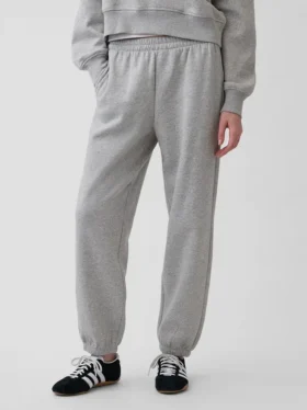Jogginghose mit mittlerer Leibhöhe aus Vintagesoft-Material in lockerer Passform