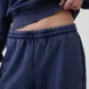 Jogginghose mit mittlerer Leibhöhe aus Vintagesoft-Material in lockerer Passform