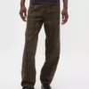 Karierte Baggy-Jeans aus Canvas