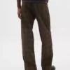 Karierte Baggy-Jeans aus Canvas