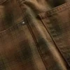 Karierte Canvas-Shorts