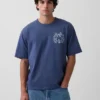 Keith Haring Oversize-T-Shirt mit Grafik