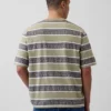 Keith Haring Oversize-T-Shirt mit Streifen