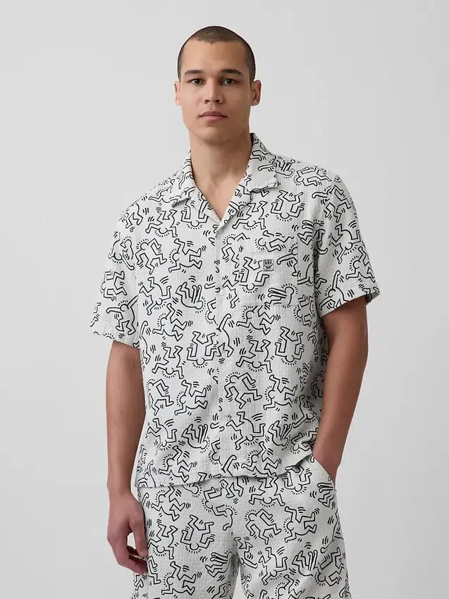 Keith Haring Strukturhemd