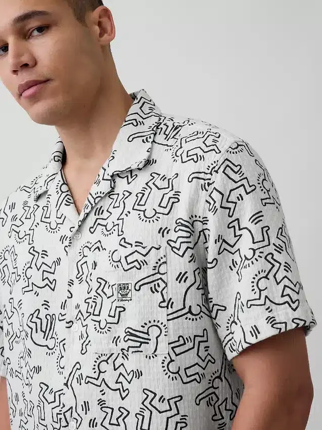 Keith Haring Strukturhemd