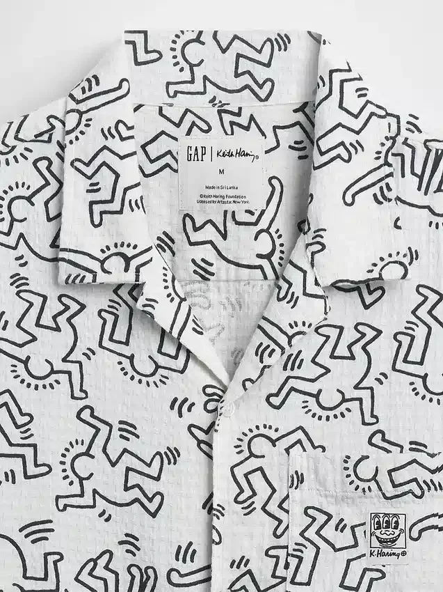 Keith Haring Strukturhemd