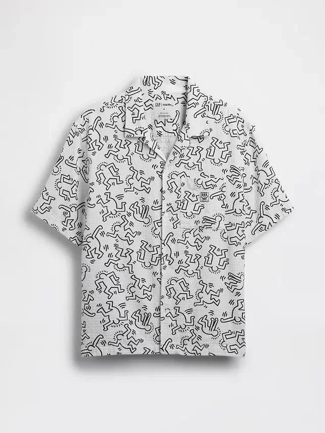 Keith Haring Strukturhemd