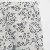 Keith Haring strukturierte Easy-Shorts